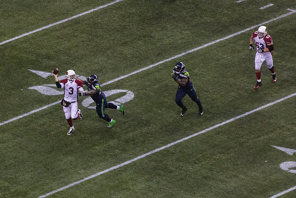 Clinton McDonald Goes For The Sack