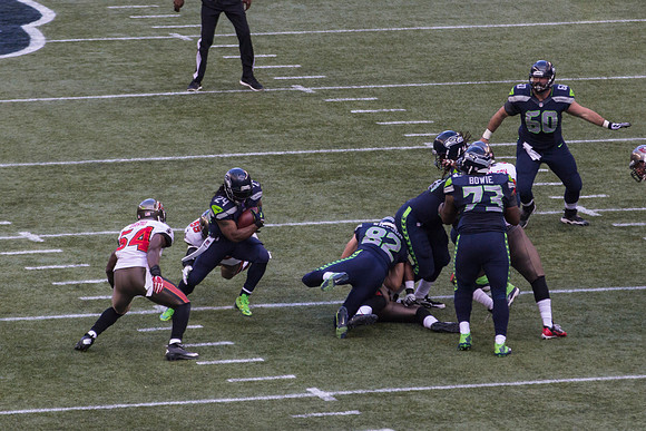 Marshawn Lynch in Beast Mode
