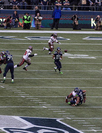 Wilson Just Gets The Pass Off To Tate