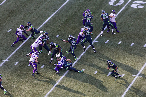 Hawks Offense Opens the Line for Lynch