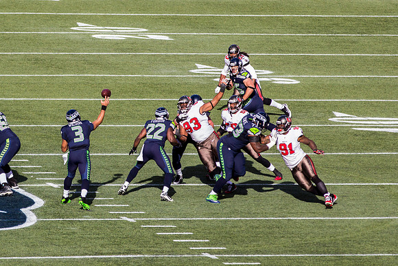 Russell Wilson Gunning Another Pass