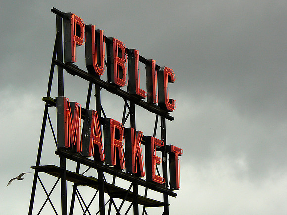 Pike Street Market Neon