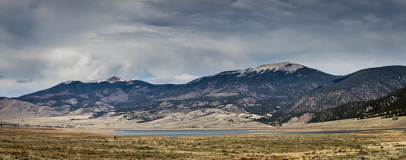 Baldy Mountain and Touch Me Not from Eagle Nest, NM
