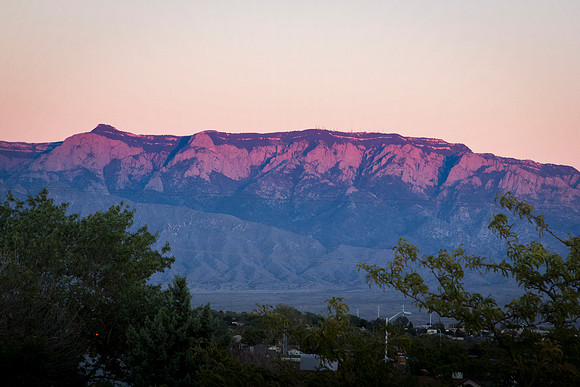 Last Glow on the Sandias