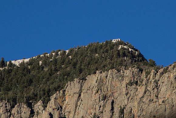 Sandia Stone House From the Tram